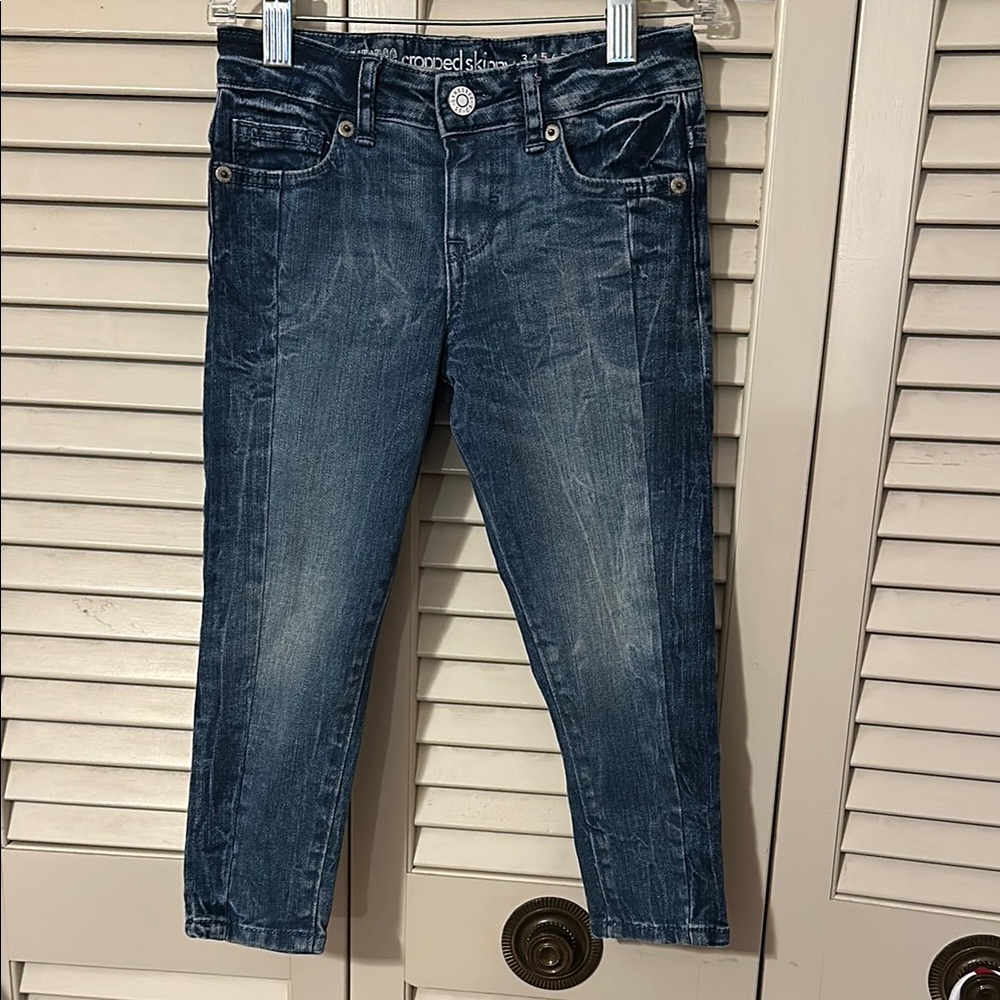 Gymboree girls sz 5 Blue Jeans Cropped Skinny